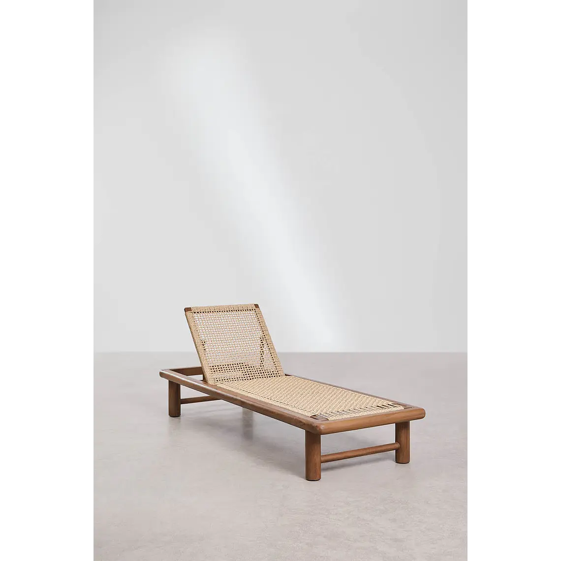 Tumbona reclinable en madera de teca Salina 4