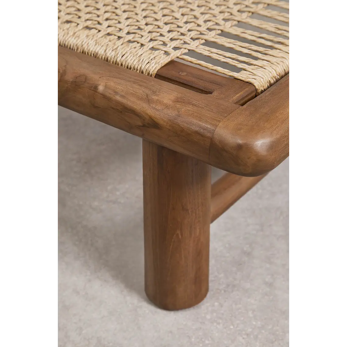 Tumbona reclinable en madera de teca Salina 9