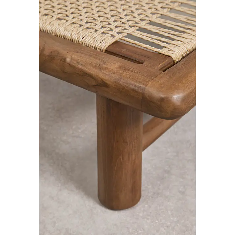 Tumbona reclinable en madera de teca Salina 9