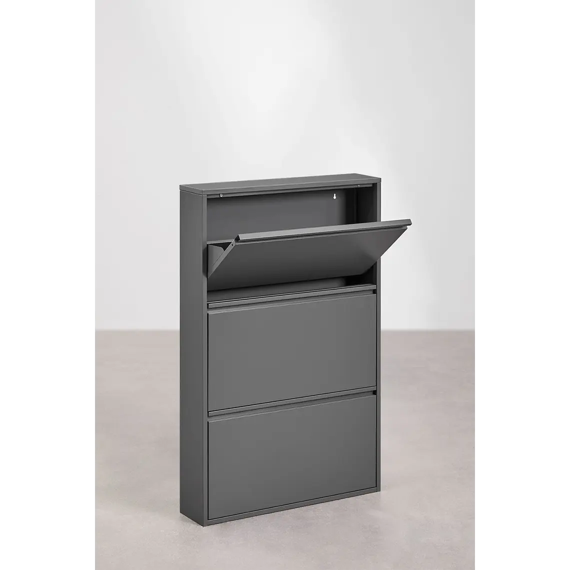 Zapatero de 3 puertas en acero Leno 6