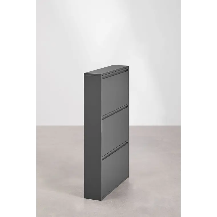 Zapatero de 3 puertas en acero Leno 7