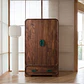 Armario en madera de mango y piedra natural - Miniatura 1