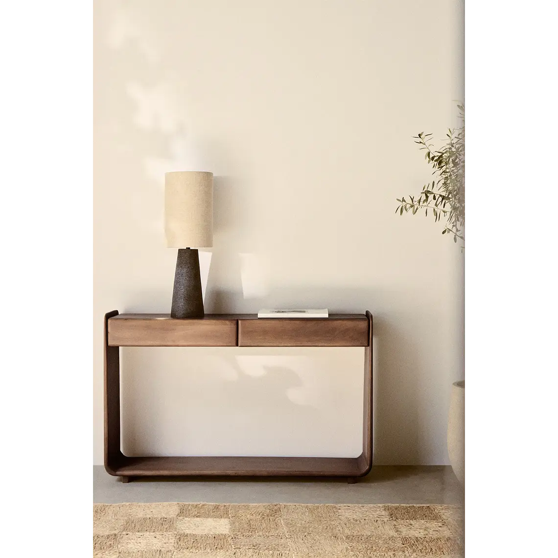 Evoira · Arrimo en acabado madera de 120 cm 1