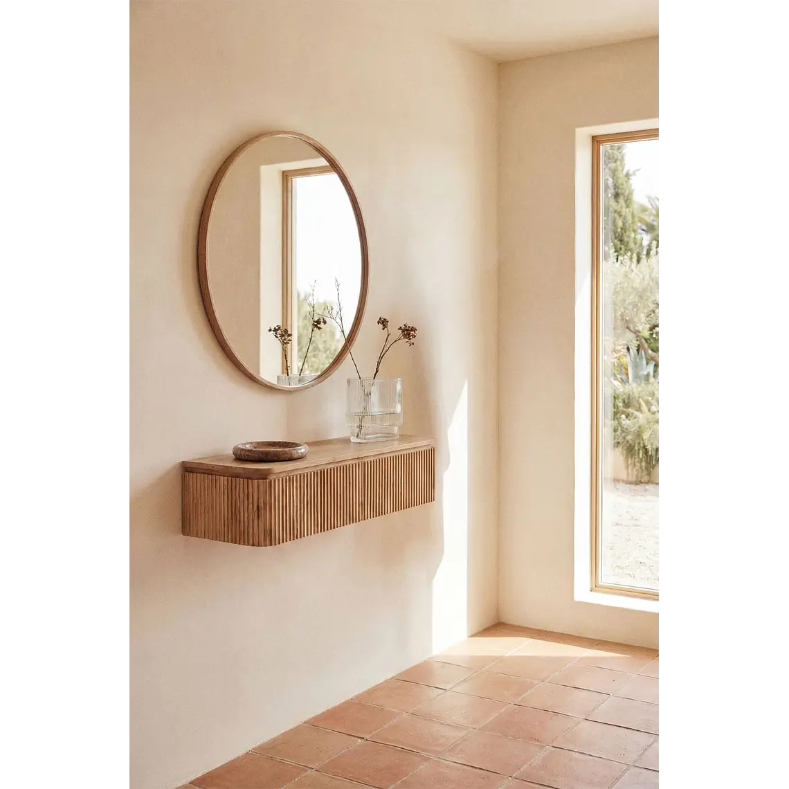 Maara · Arrimo en acabado madera de 80 cm 2