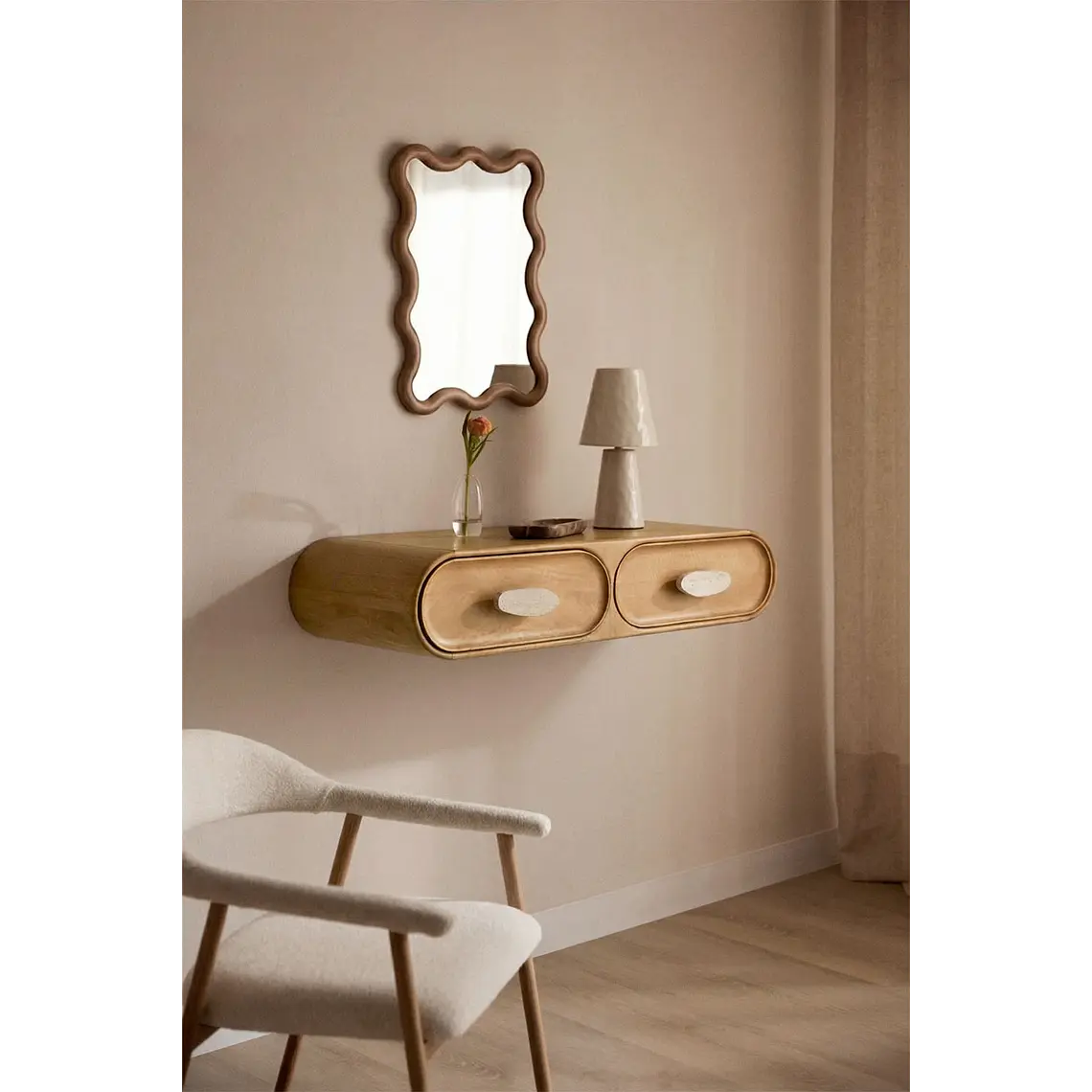 Maela · Arrimo en acabado madera de 100 cm 1