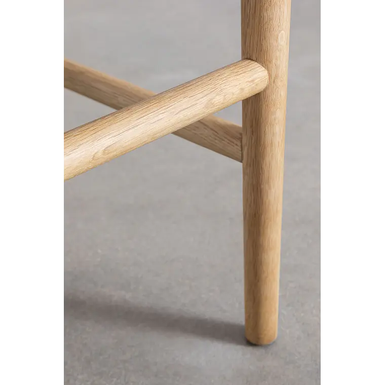 Banca de comedor Ilais en madera de roble 7