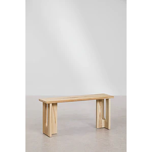 Banca de comedor Lysor en madera de teca