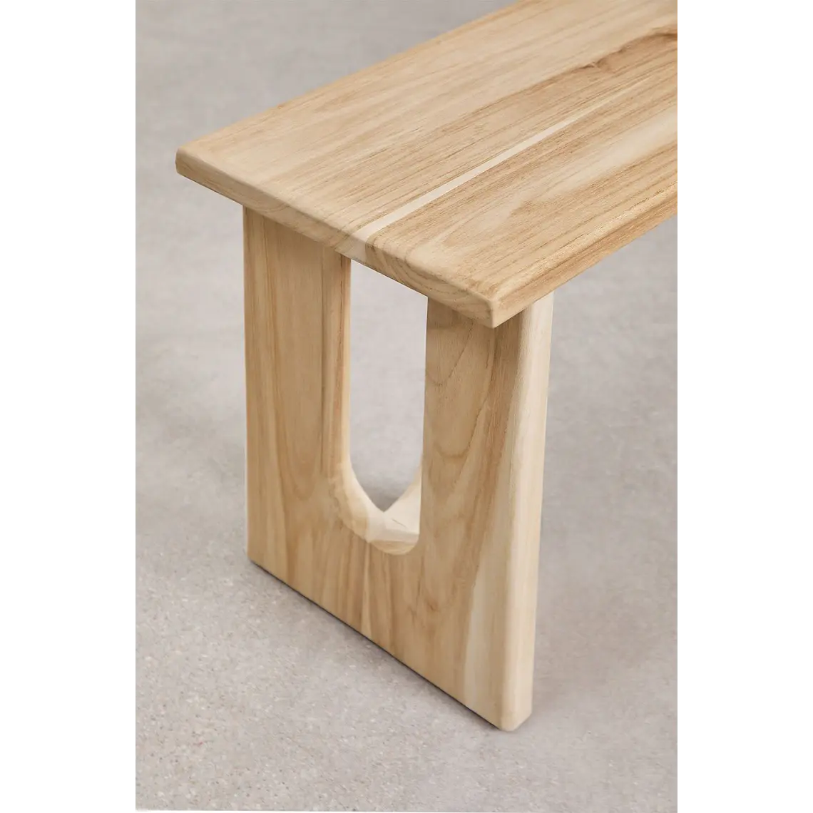 Banca de comedor Lysor en madera de teca 4