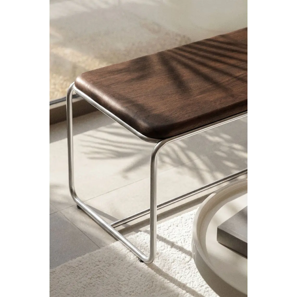 Banca de comedor Quenis en madera de acacia 3