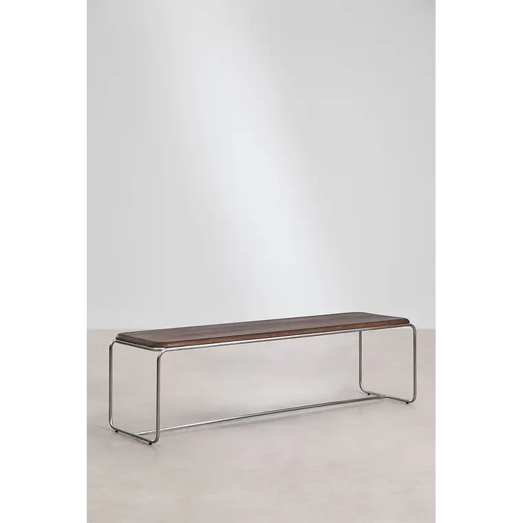 Banca de comedor Quenis en madera de acacia 4