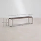 Banca de comedor Quenis en madera de acacia - Miniatura 9