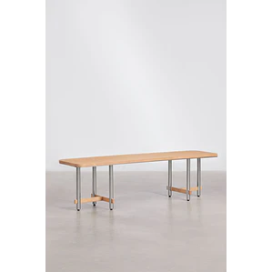 Banca de comedor Tiror en madera de mango