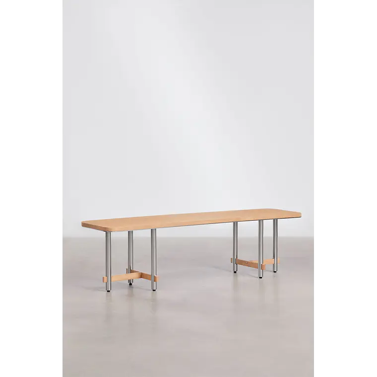 Banca de comedor Tiror en madera de mango 1