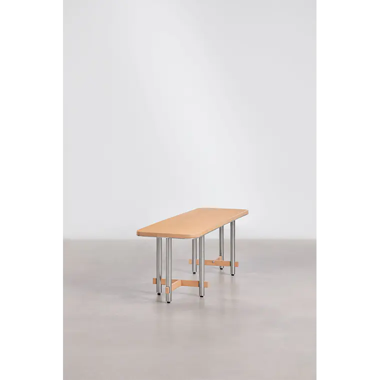 Banca de comedor Tiror en madera de mango 2