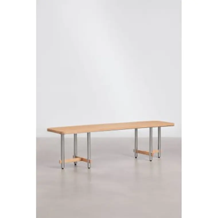Banca de comedor Tiror en madera de mango 7