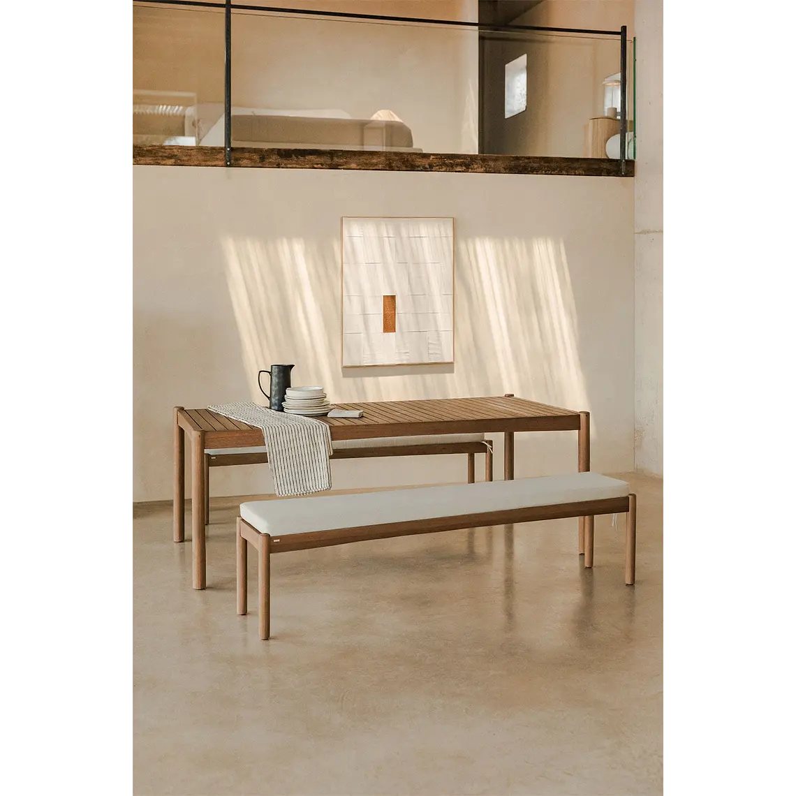 Banca de comedor Ulenis en madera 1