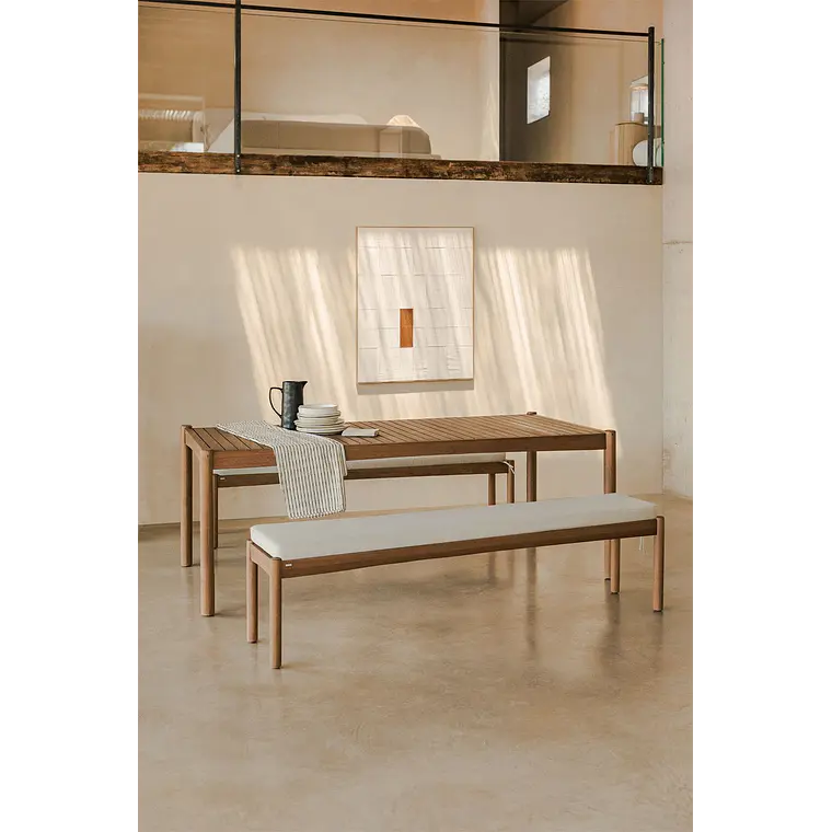 Banca de comedor Ulenis en madera 2