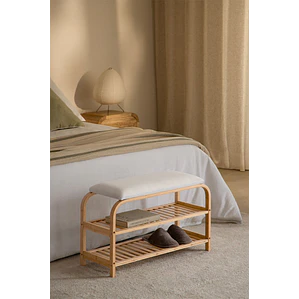 Banca de dormitorio Neria en madera
