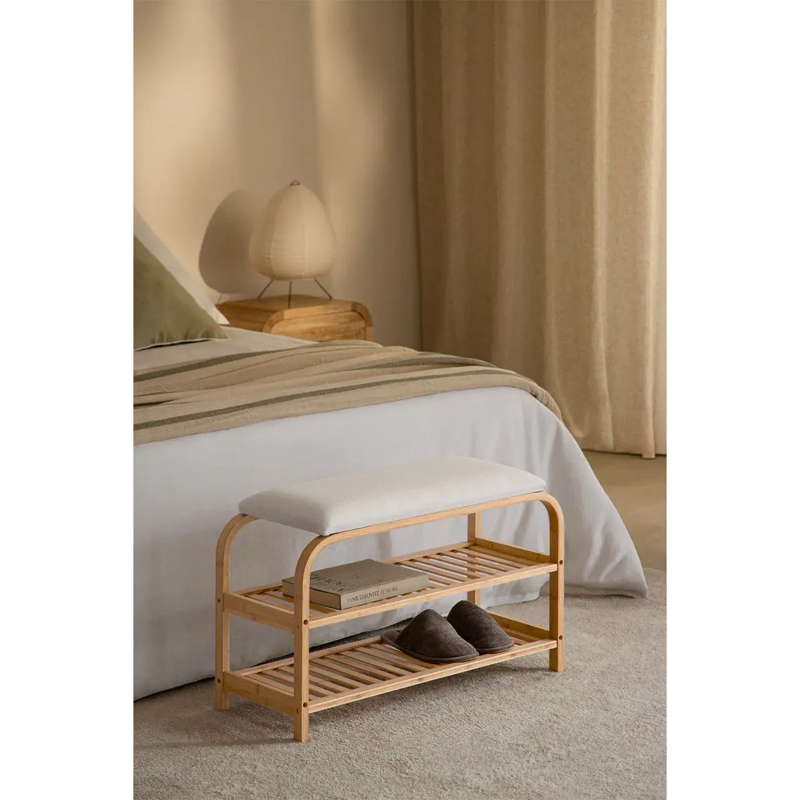 Banca de dormitorio Neria en madera 11