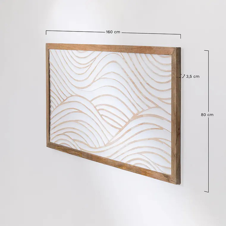 Cabecero Alira 150 cm en madera de mango 9