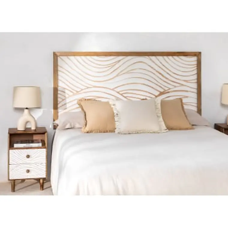 Cabecero Alira 150 cm en madera de mango 10