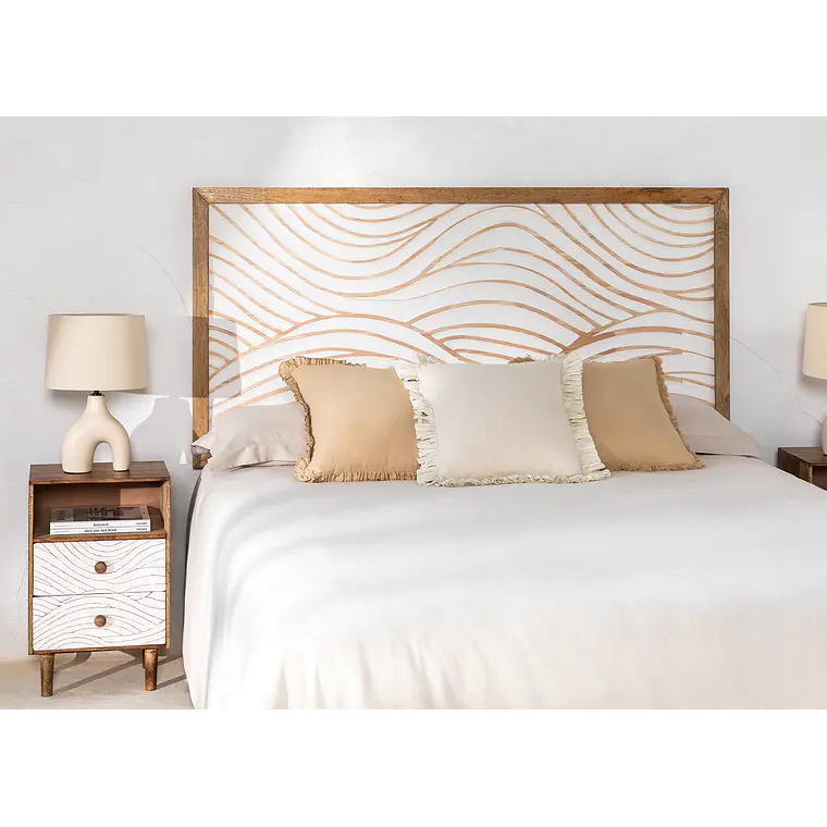Cabecero Alira 150 cm en madera de mango 11