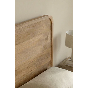 Cabecero Auren en madera de mango