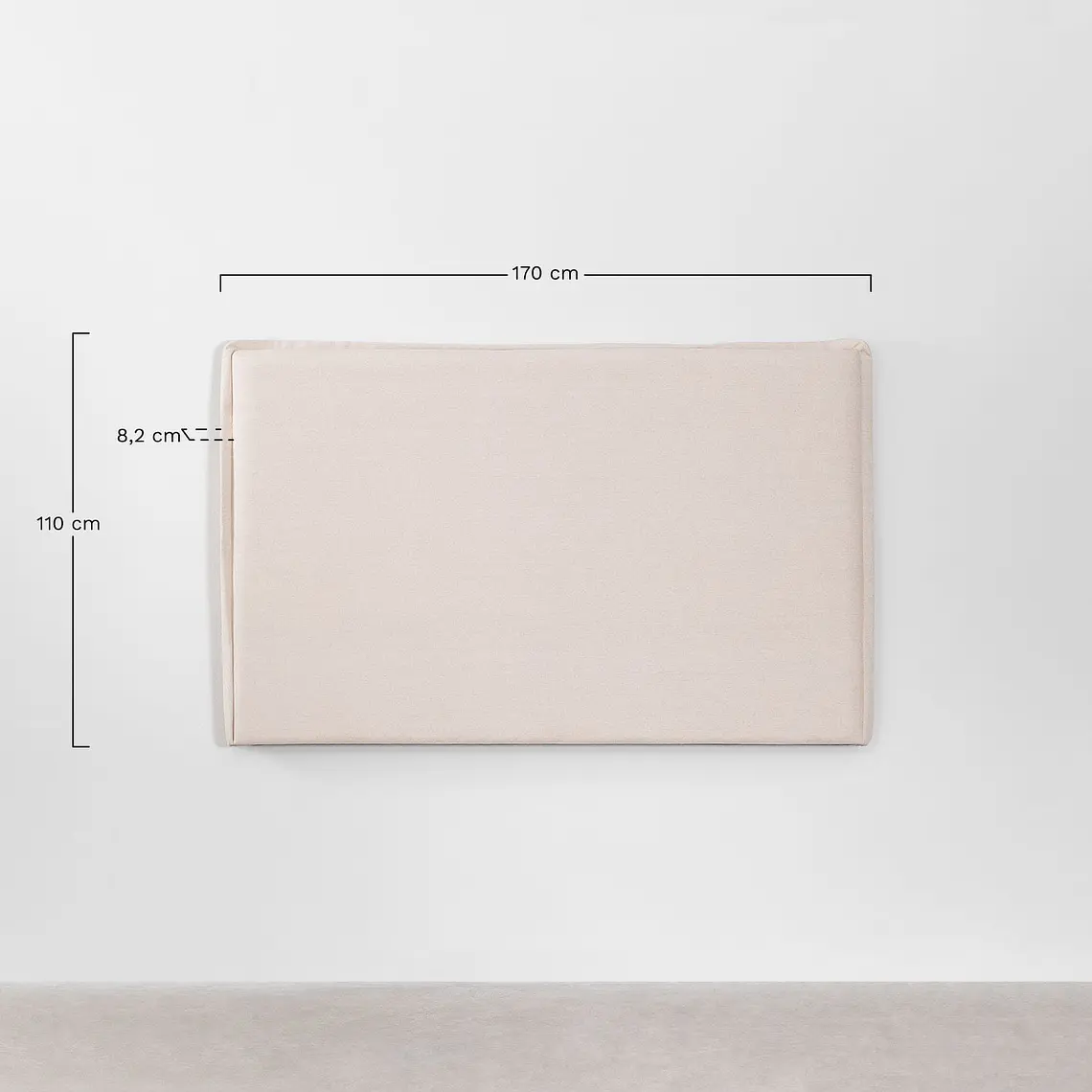 Cabecero Liora 160 cm en lino 9