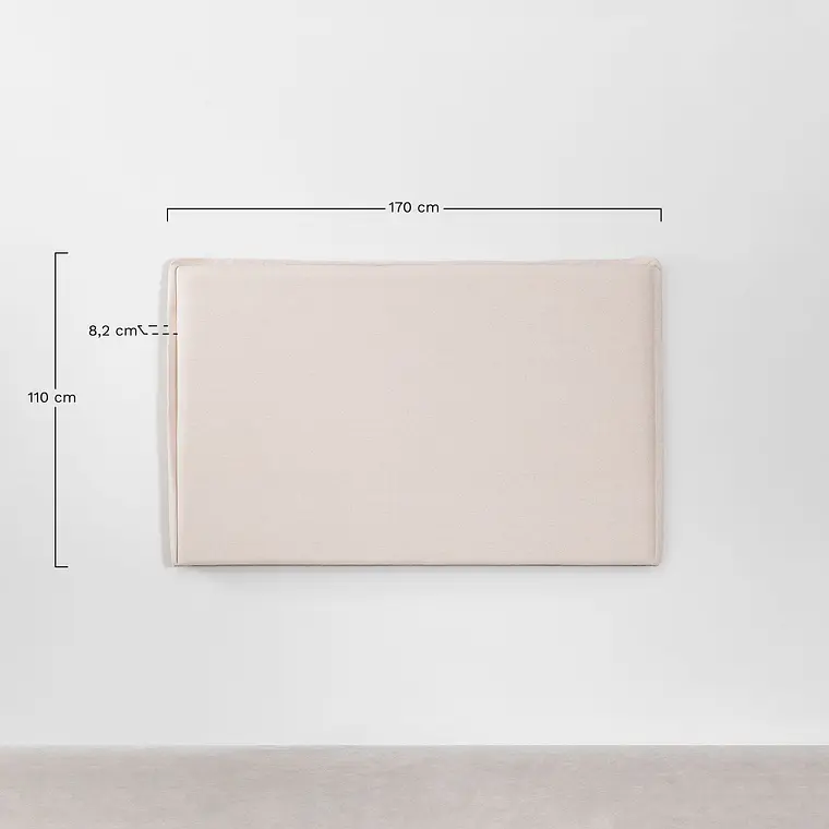 Cabecero Liora 160 cm en lino 9