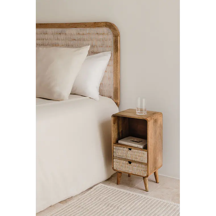 Cabecero Mirea 150 cm en madera de mango 2
