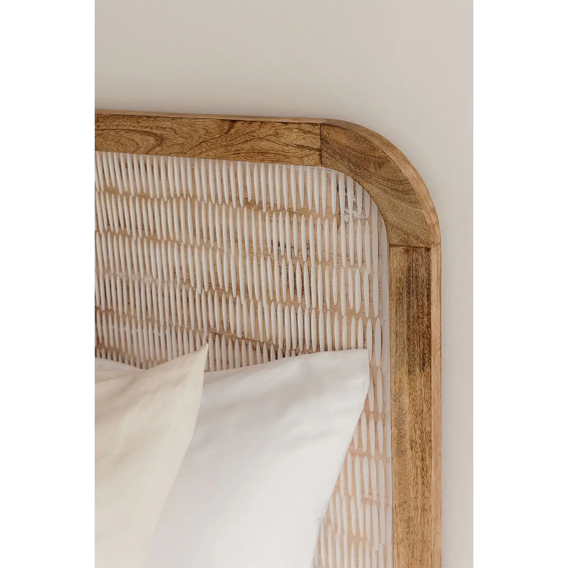 Cabecero Mirea 150 cm en madera de mango 3