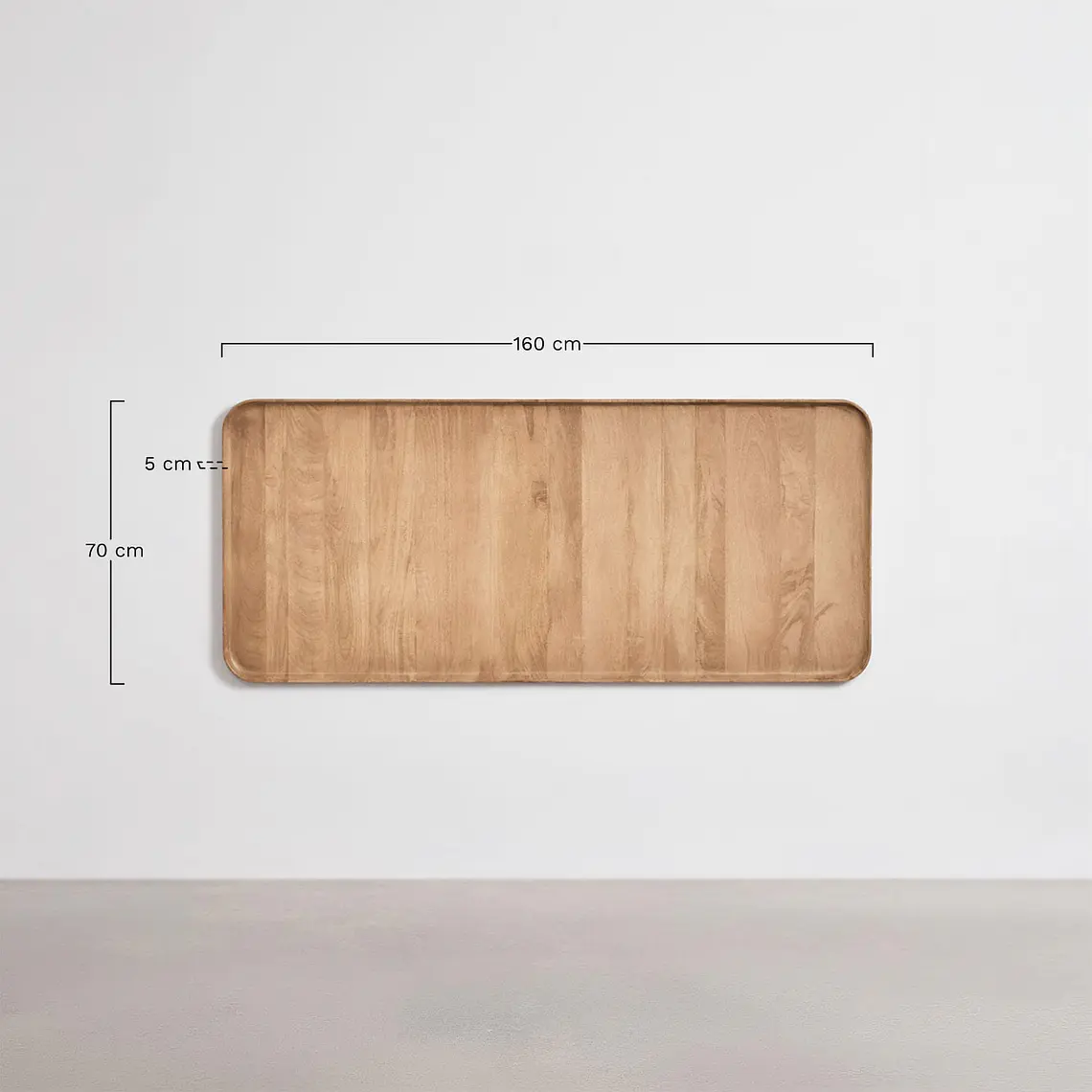 Cabecero Orya en madera de mango 10