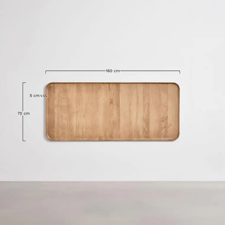 Cabecero Orya en madera de mango 10