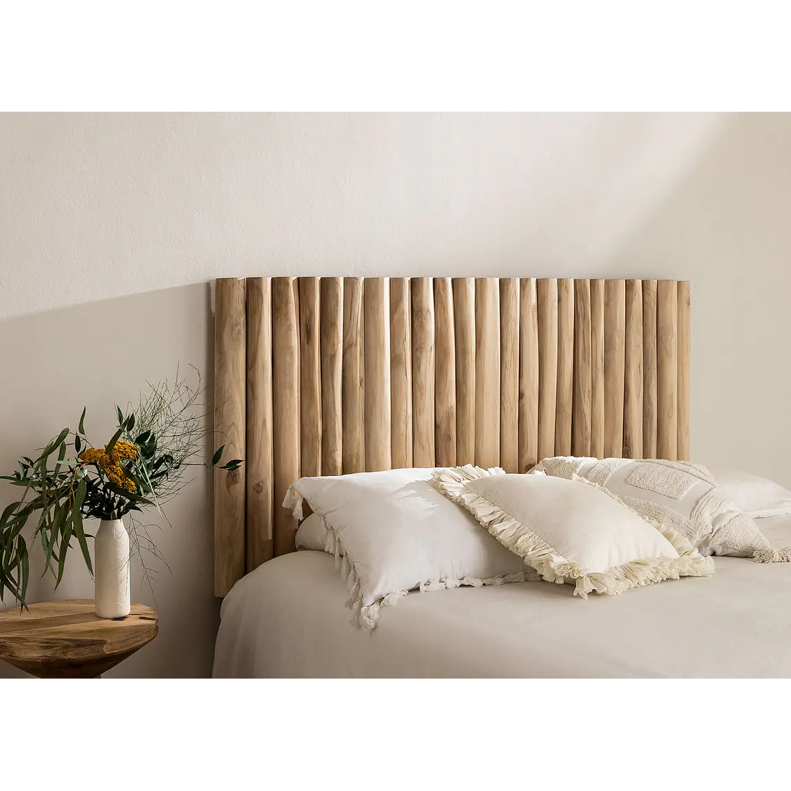 Cabecero Selia 150 cm en madera de teca 1
