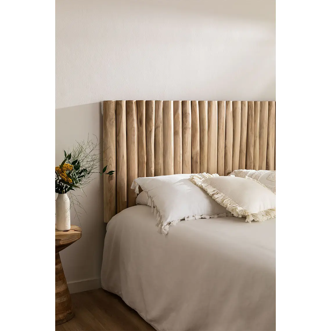Cabecero Selia 150 cm en madera de teca 2