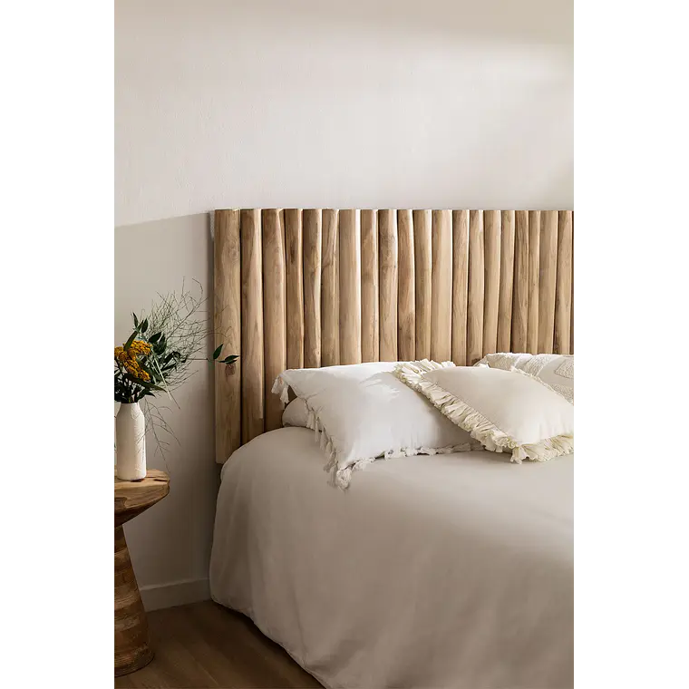 Cabecero Selia 150 cm en madera de teca 2