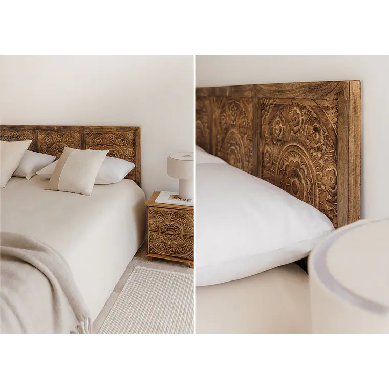 Cabecero Velin 150 cm en madera de mango 1