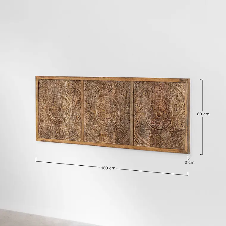 Cabecero Velin 150 cm en madera de mango 9