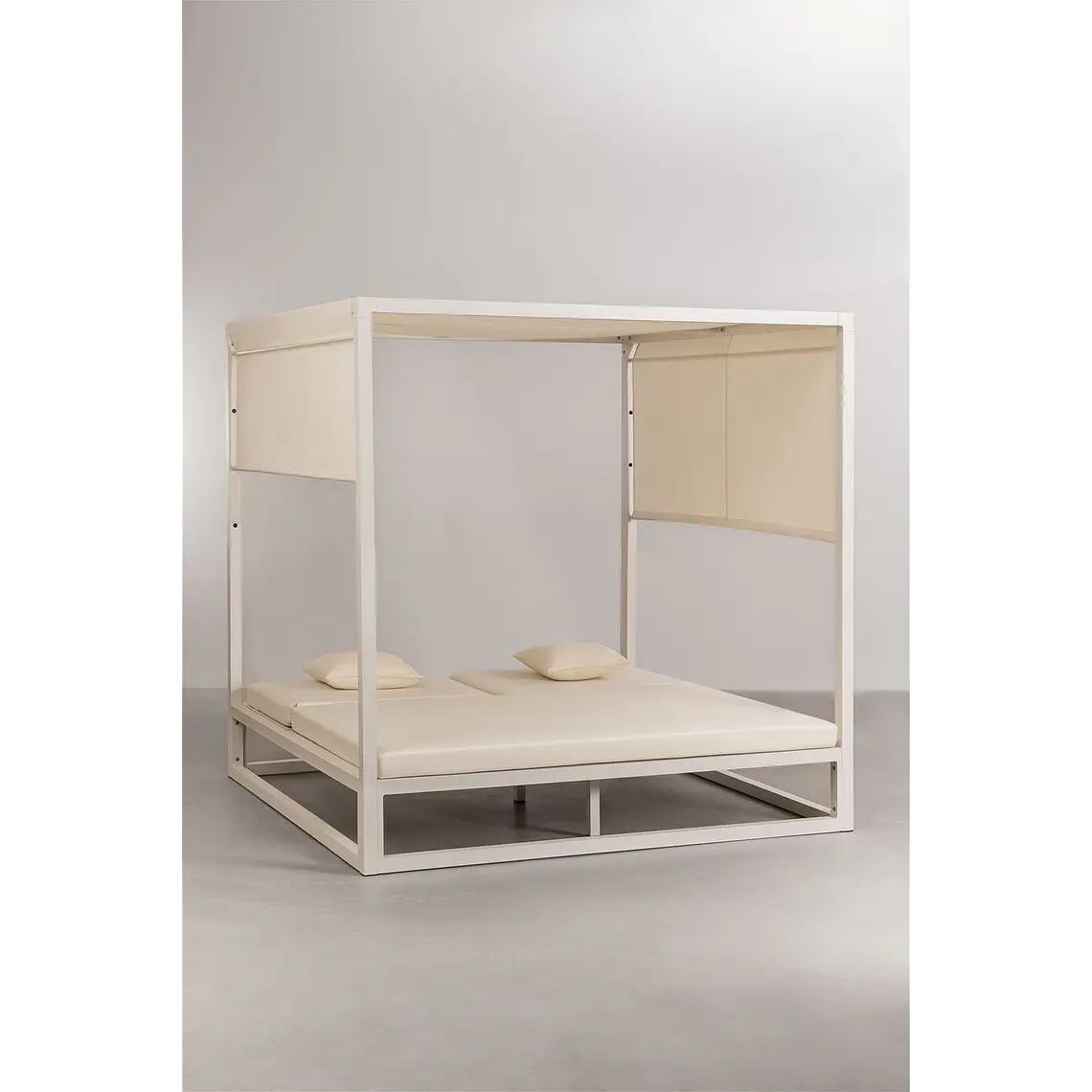 Cama balinesa reclinable en aluminio y tela Savia 5