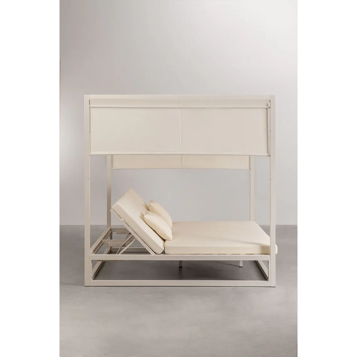 Cama balinesa reclinable en aluminio y tela Savia 6