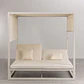 Cama balinesa reclinable en aluminio y tela Savia - Miniatura 7