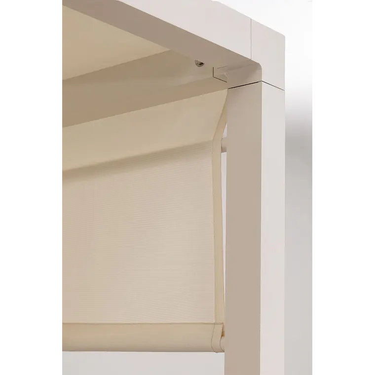 Cama balinesa reclinable en aluminio y tela Savia 11