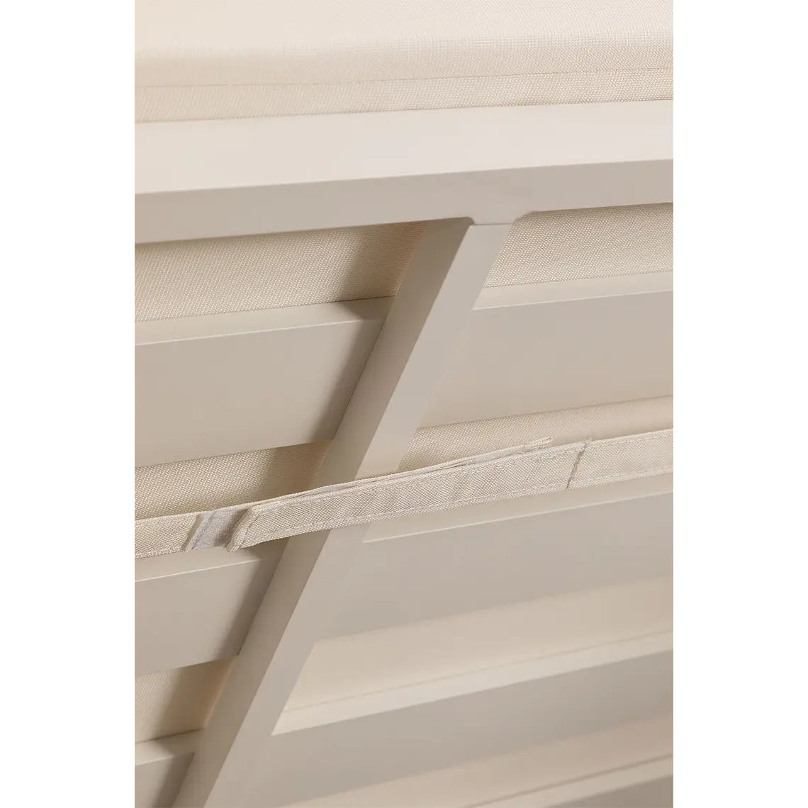 Cama balinesa reclinable en aluminio y tela Savia 12