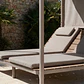 Cama balinesa reclinable en madera de acacia y acero Erenova - Miniatura 2