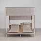 Cama balinesa reclinable en madera de acacia y acero Erenova - Miniatura 6