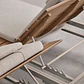 Cama balinesa reclinable en madera de acacia y acero Erenova - Miniatura 9