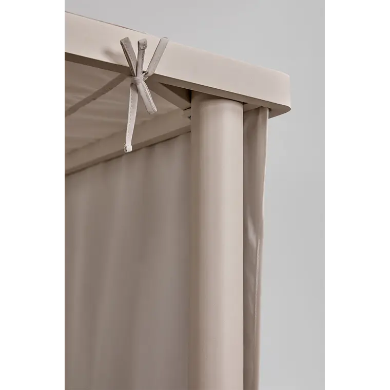Cama balinesa reclinable en madera de acacia y acero Erenova 10