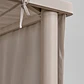 Cama balinesa reclinable en madera de acacia y acero Erenova - Miniatura 10