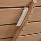 Cama balinesa reclinable en madera de acacia y acero Erenova - Miniatura 11