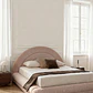 Cama Soria con canapé abatible en bouclé - Miniatura 1